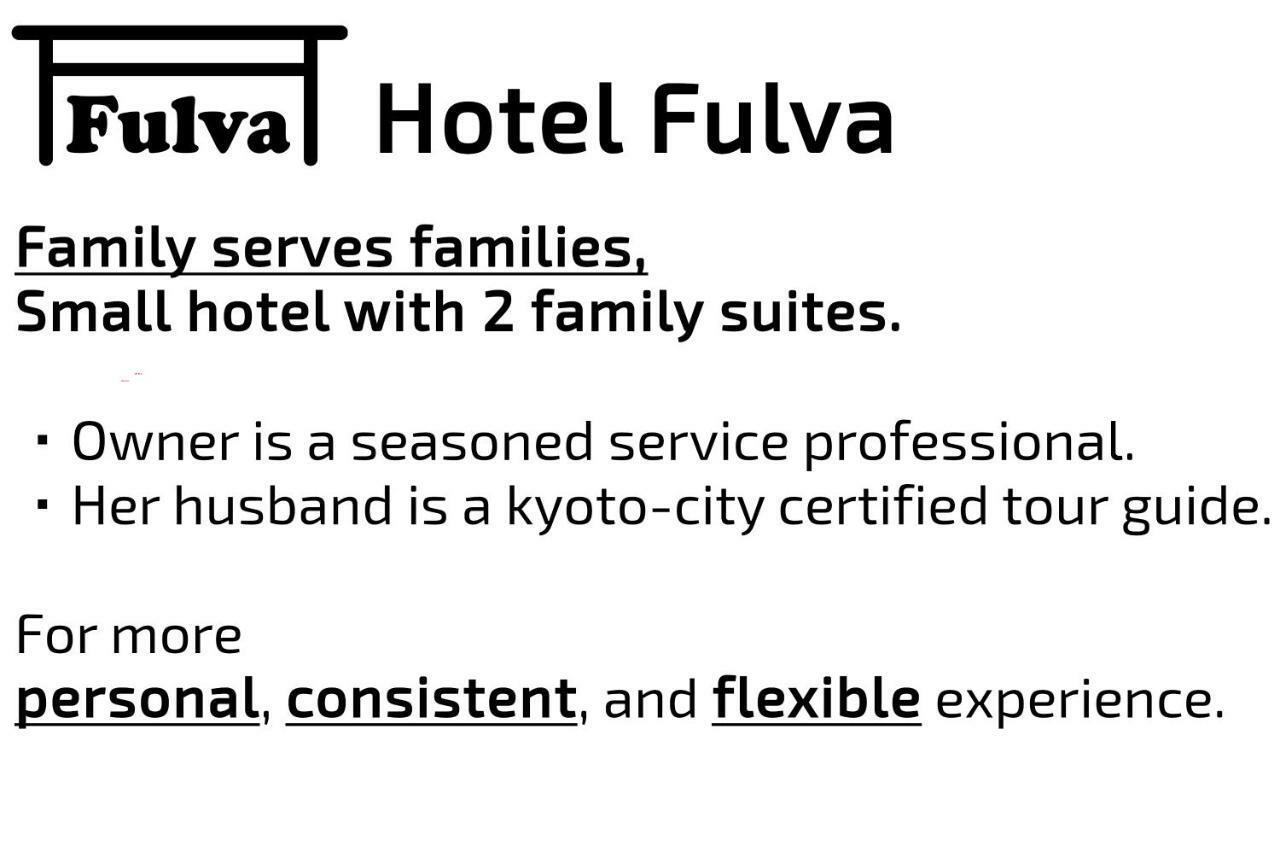 Hotel Fulva Kyoto Dış mekan fotoğraf